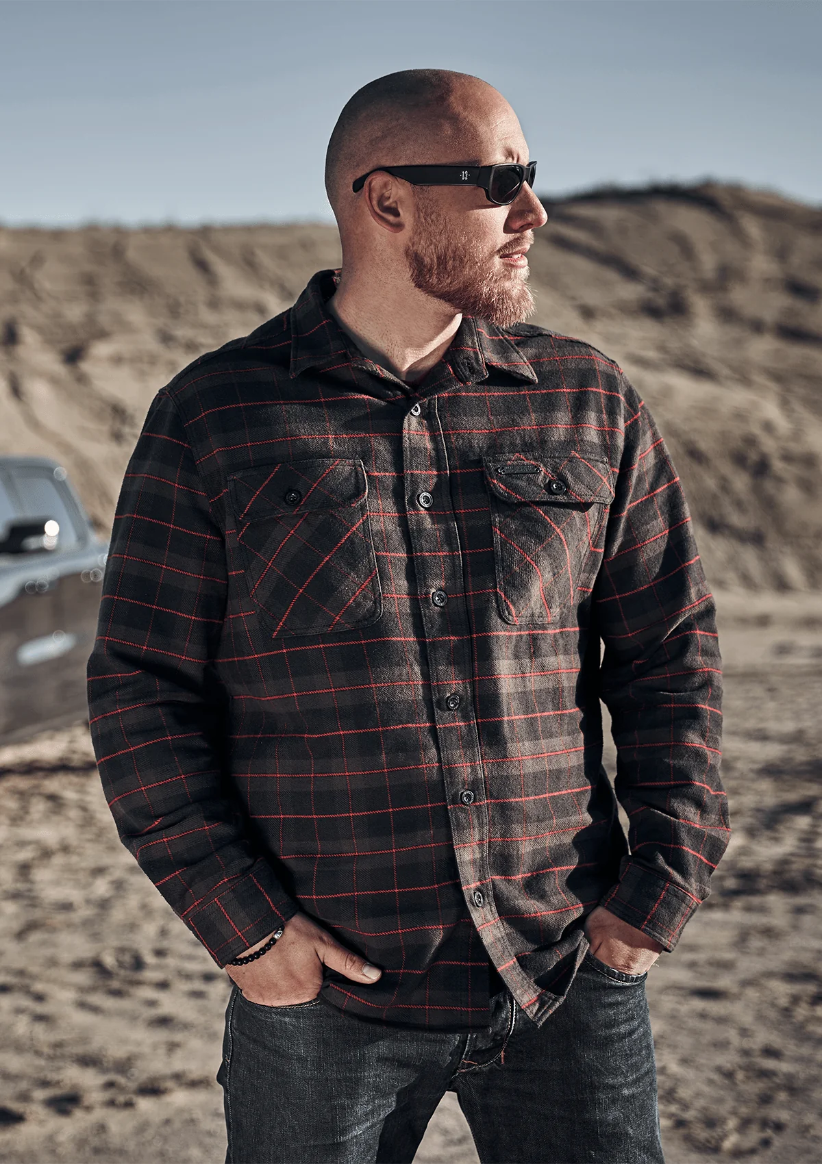 Flanellhemd Hellhound / Heavy D. - Image 4