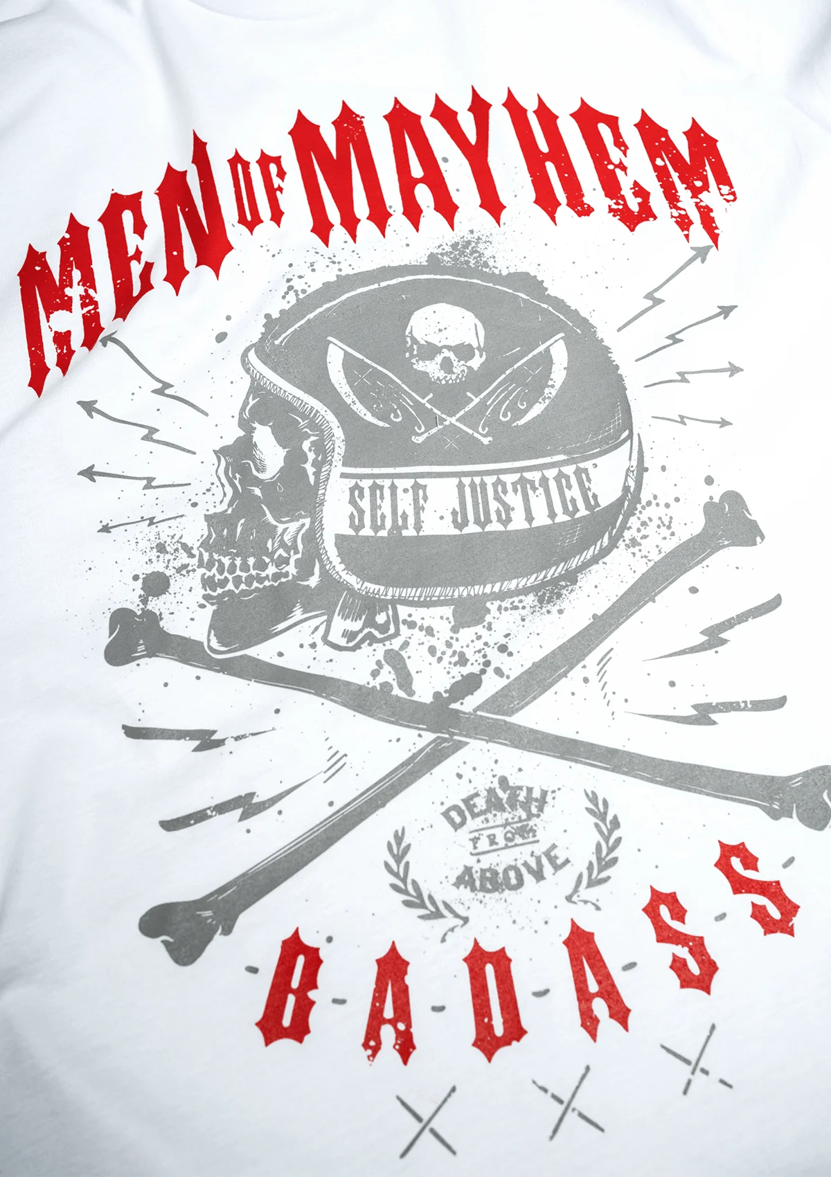 T-Shirt Oldschool Badass W/G - Image 3