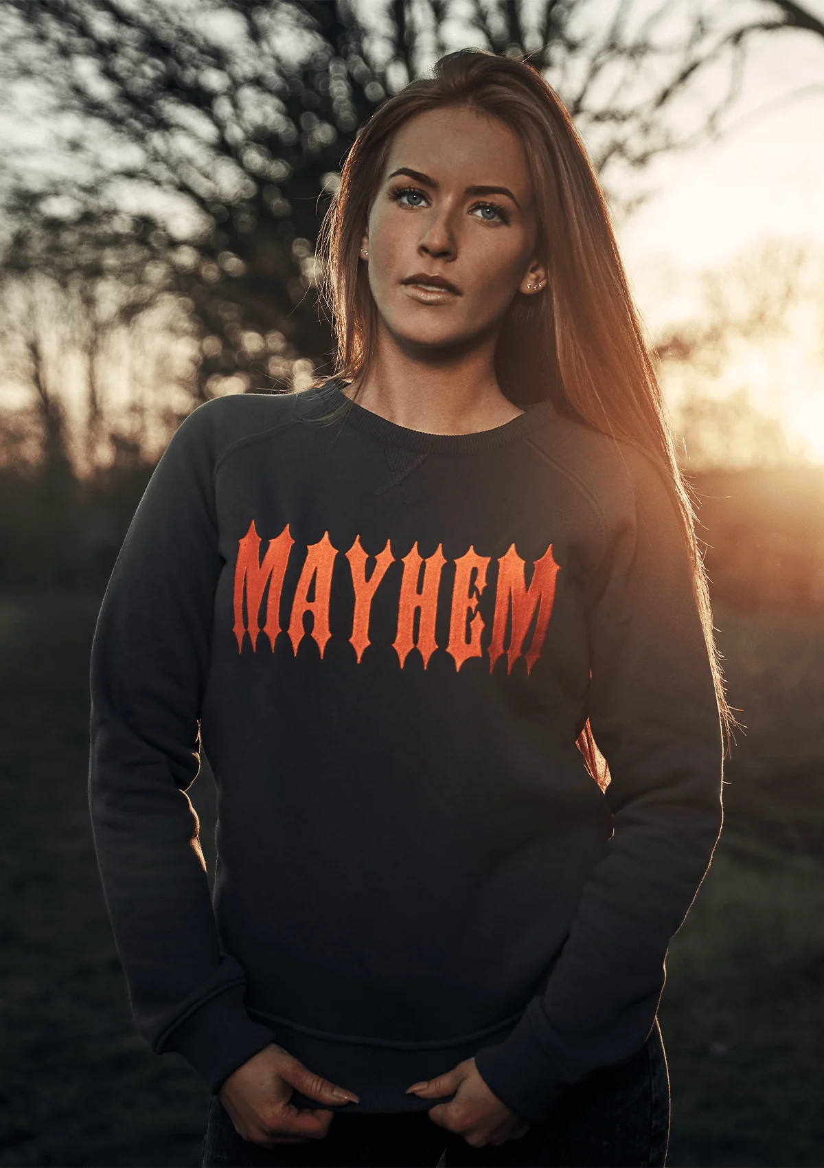 Women Crewneck Mayhem G/O - Image 3